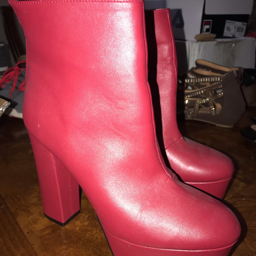 Red booties
